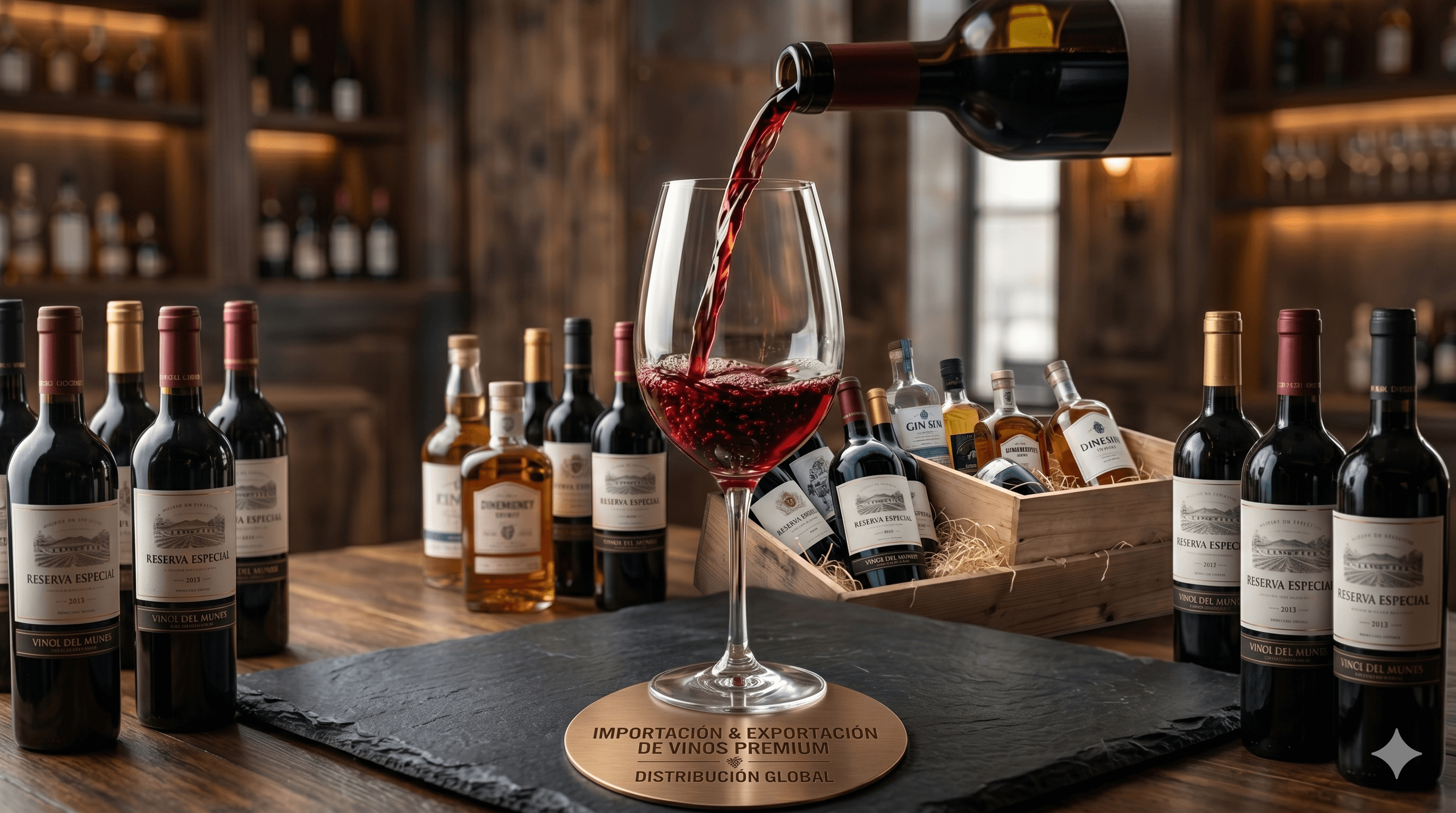 Selección de vinos premium